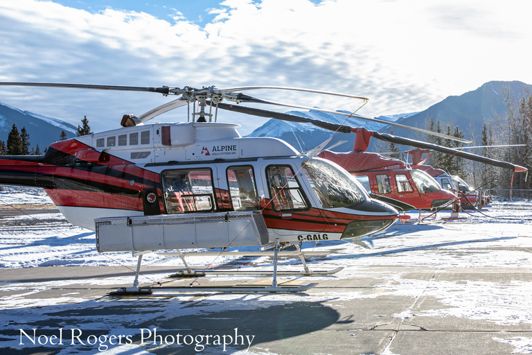 Canmore: Passeio de helicóptero de 25 minutos pelas Três Irmãs