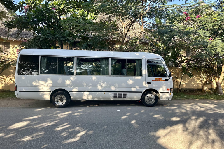 Bus Transfer service from airport to anywhere in Zanzibar