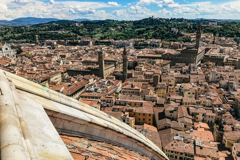 Florence : col de la cathédrale avec dôme, baptistère et crypte