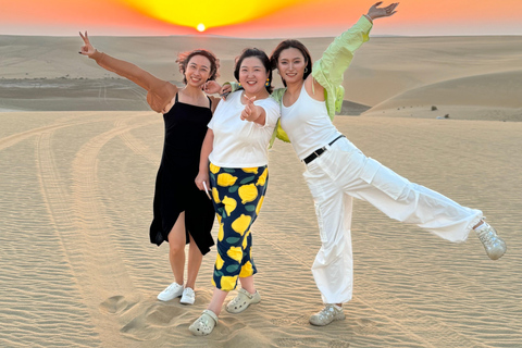 Desert Safari Qatar Camel Sandbording sunrise/sunset tour