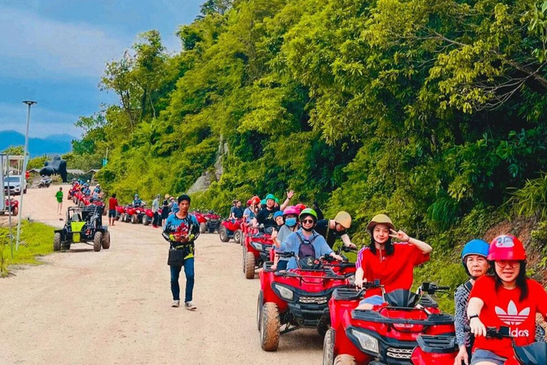 Phuket: Aventura de ATV e Zipline com transfer do hotel