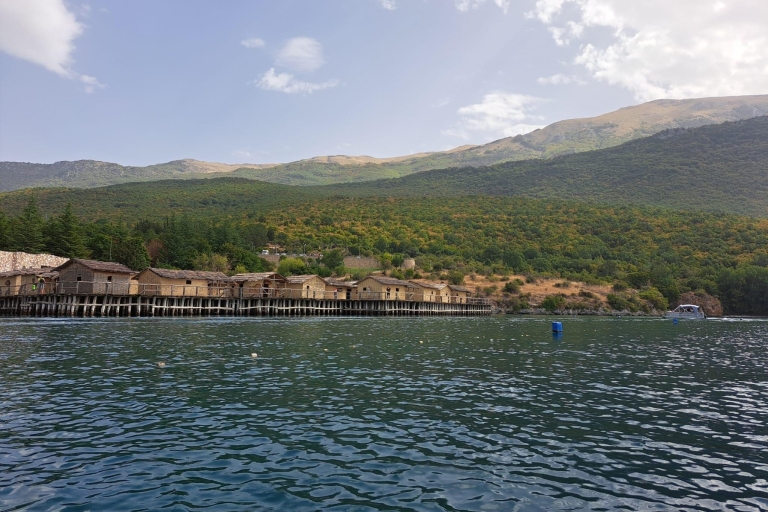 Kayaking Lake Ohrid with BBQ, from Ohrid.