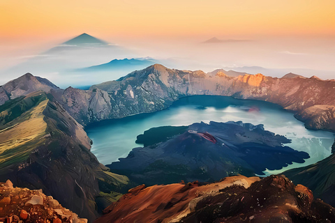 Wanderung Mount Rinjani Gipfel 2D/1N in der GruppeTrekking Berg Rinjani Gipfel 2 Tage 1 Nacht