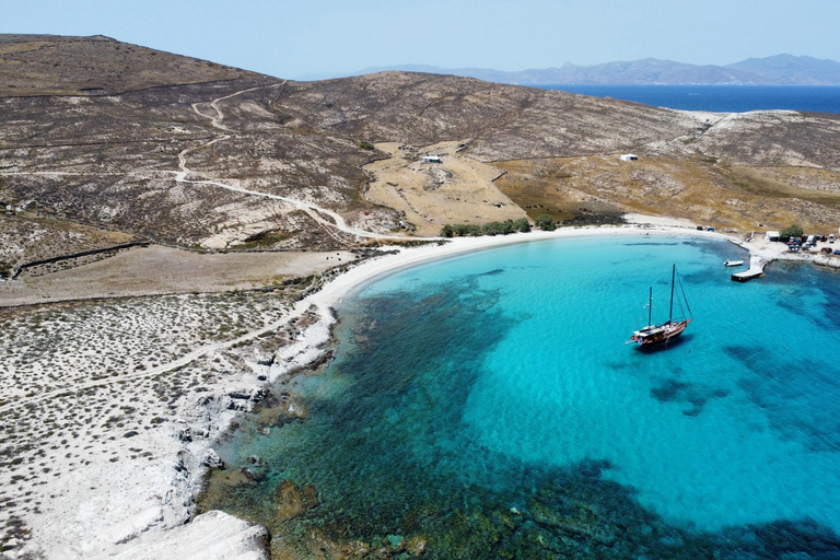 Mykonos : croisière aux îles de Délos et de Rhénanie avec repas barbecueCroisière sans transfert