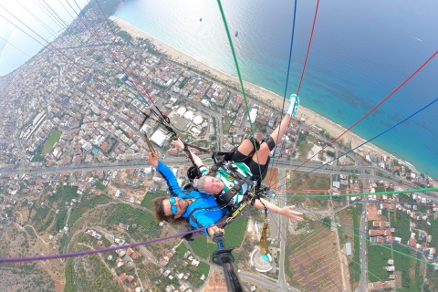 Tandem Paragliding in Alanya From Side