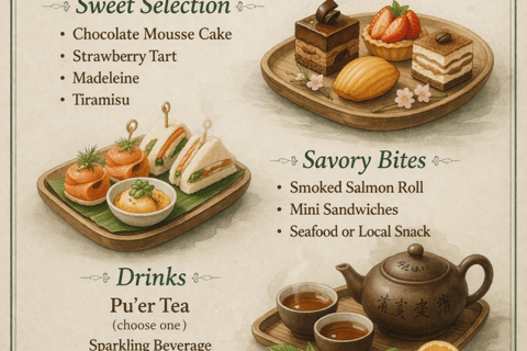 Hangzhou Xixi Wetland Boat Ride & Afternoon Tea Private Boat Experience (1–8 Guests)