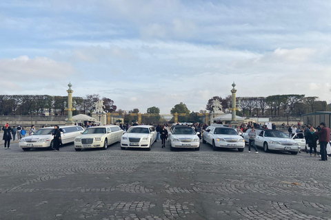 Tour of Paris by limousine by day or night.