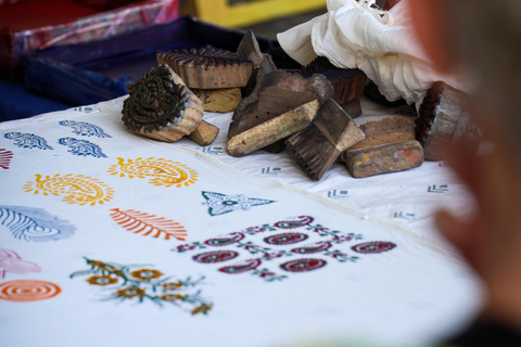 Jaipur: Natürliches Färben, Blockdruck, Tie &amp; Dye Workshop