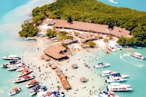Cartagena: 5-stops eilandhoppen met lunch en snorkelen5-stops eilandhoppen tour met 2 strandclubs