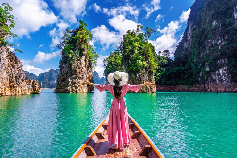 Safari di Khaolak: Santuario degli elefanti e beatitudine del lago Cheow Lan