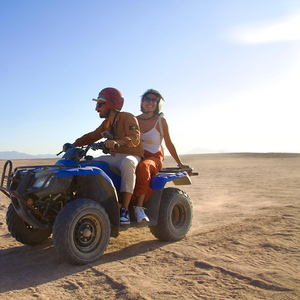 Sahl Hasheesh: Quad Bike Desert Safari with Hotel Pickup