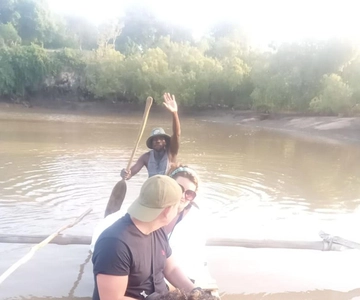 Diani Beach: Kongo River Sunset Experience in a canoe