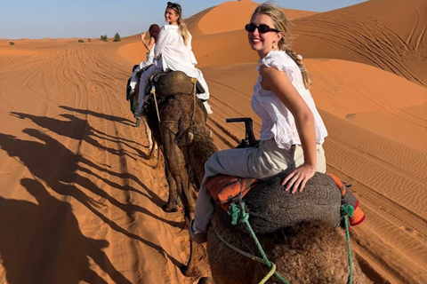From Marrakech: 3-Day Merzouga Tour with Camel Trek & Luxury Camp Shared Standard Sahara Tour – Popular Choice