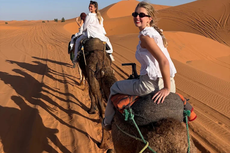 From Marrakech: 3-Day Merzouga Tour with Camel Trek & Luxury Camp Shared Standard Sahara Tour – Popular Choice