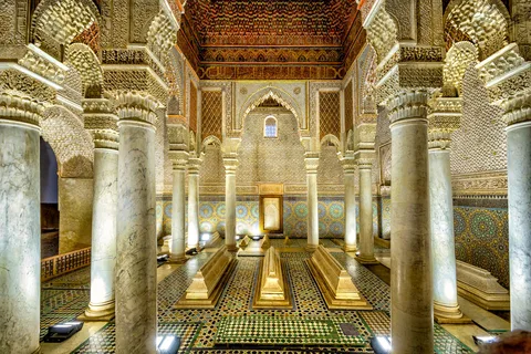 Marrakech Erfgoed: Saadische graven, Bahia Paleis & Medina Tour