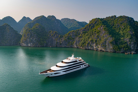 From Hanoi: Visit Ha Long Bay 3 Days With A 5-Star Cruise Private Tour & Private Car Transfer With A Luxury Cruise