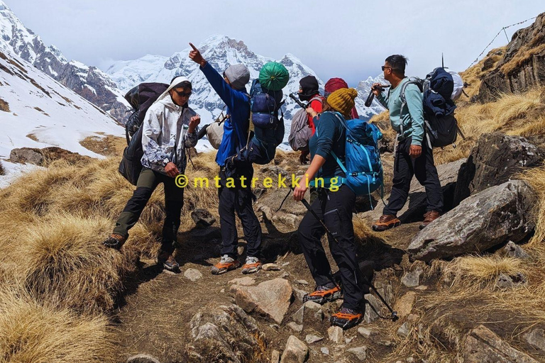 Kort Annapurna Base Camp Trek: 5 dagar från Pokhara: PokharaPrivat guidad vandring i Annapurna Basecamp utan måltider