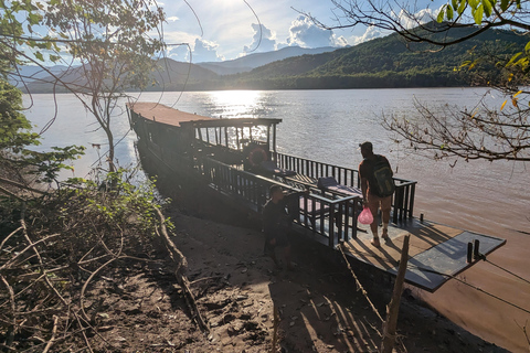 Luang Prabang: Afternoon Kuang Si Waterfalls &amp; Sunset Cruise