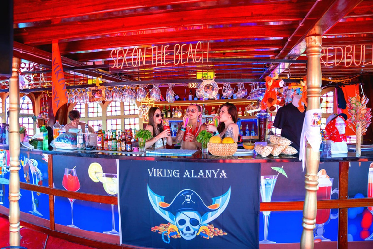 Alanya: tour en barco con almuerzo y fiesta de la espuma