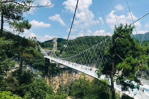 Zhangjiajie Grand Canyon, Glass Bridge with 5 Adventures Guide for other languages
