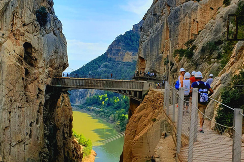 Málaga: Tour guidato del Caminito del Rey con trasporto