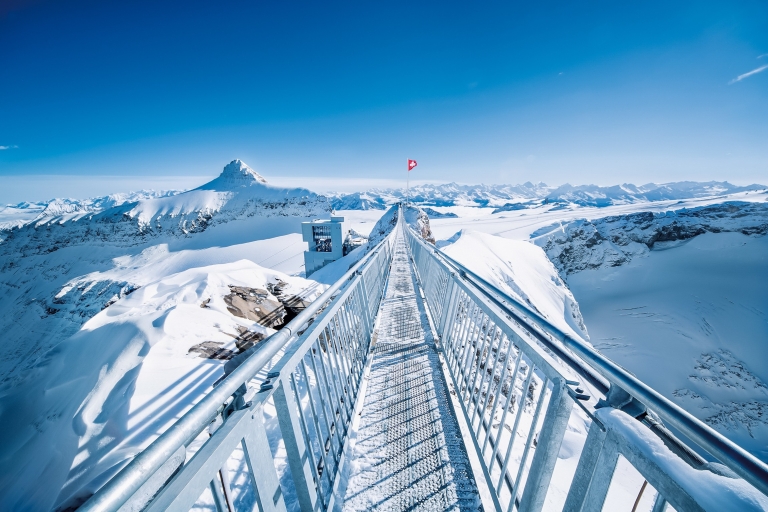 Full-Day Trip to Riviera Col du Pillon & Glacier 3000 Geneva: Day Trip with Cable Car to Glacier 3000