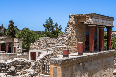 From Rethymnon: Day Trip to Knossos Palace & Heraklion City From Rethymnon: Knossos Palace and Heraklion Day Trip