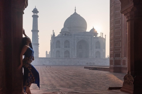 Agra: Taj Mahal Eintrittskarte Geführte Tour mit Hoteltransfer