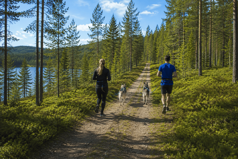 Sipoonkorpi National Park: Guided husky hike