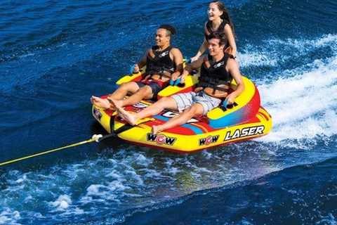 Hurghada: Sporty wodne, łódź bananowa i nurkowanie z rurkąBanan, przejażdżka sofą, nurkowanie z rurką i obserwacja delfinów