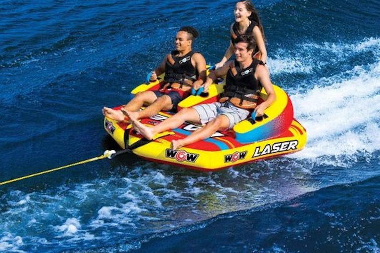 Hurghada: Sporty wodne, łódź bananowa i nurkowanie z rurkąBanan, przejażdżka sofą, nurkowanie z rurką i obserwacja delfinów