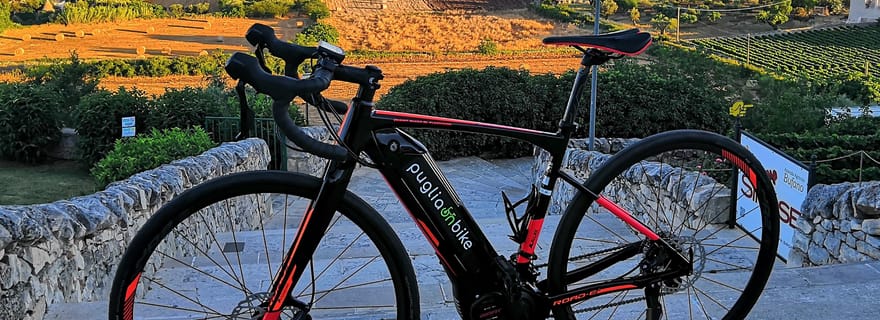 Rouler vers Alberobello et la campagne avec E-Bike