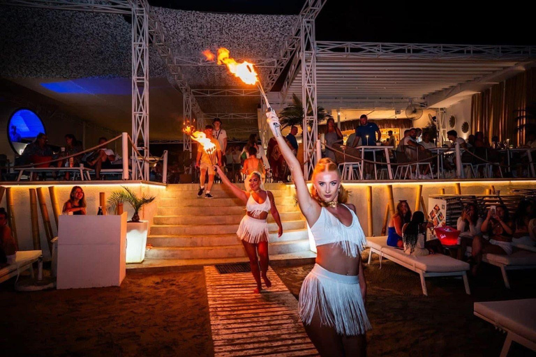 Zakynthos: Infinity Beach Club Beach Sunset Entry Ticket