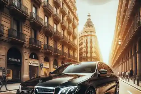 Barcelona Tour: in Luxusautos und mit Reiseführer durch ikonische Orte.