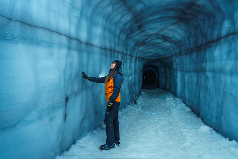 Reykjavik: Silver Circle + Ice Tunnel, Baths, or Lava Cave Lava Tunnel