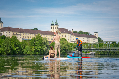 Lambach: Raft, kayak, or SUP river tour through Traun Gorge – Natura 2000 Dream Gorge with rafting boat, kayak, stand-up paddle board / TraunXperience