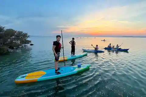 Esplorazione delle mangrovie SUP a Purple Island
