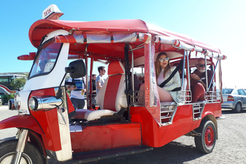 From Malta: Gozo Tuk-Tuk Tour with Comino Mini Cruise With Italian-Speaking Tour Leader