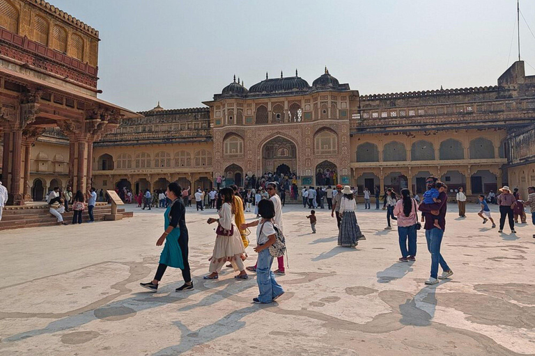 Jaipur : visite guidée privée d&#039;une journée ou d&#039;une demi-journée en voitureVisite d&#039;une journée en voiture avec chauffeur, guide et billets d&#039;entrée