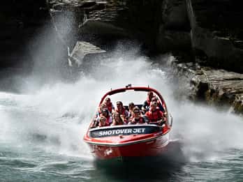 Shotover Jet — la sortie dans les gorges