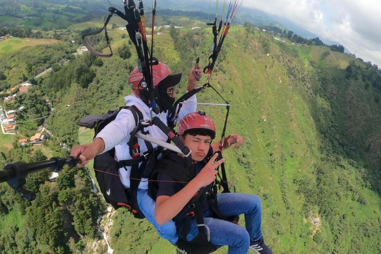 Paragliding near Medellin San Felix: Flying with GoPro Photos and Videos