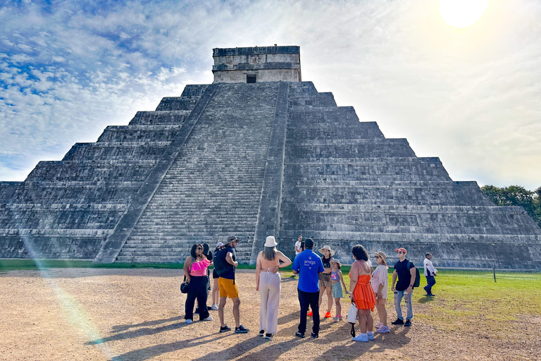 From Cancun: Tulum & Chichen Itza with Cenote One-Day Tour Tour with hotel pick-up in Cancun