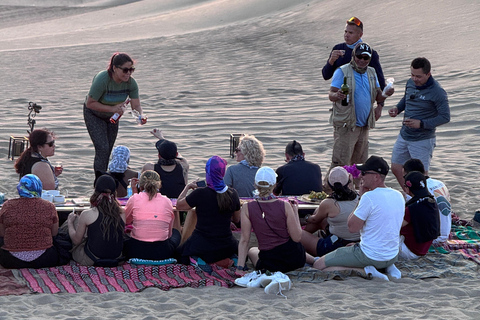 Paracas e Huacachina: Ilhas, Dune Buggy e Piquenique ao Pôr do SolParacas e Huacachina: Ilhas, Buggy nas Dunas e Piquenique ao Pôr do Sol