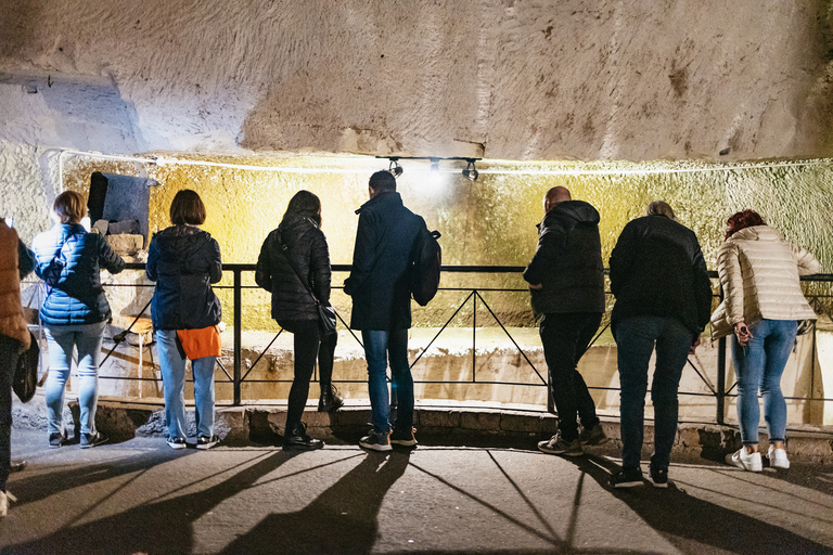 Naples: Naples Underground Entry Ticket and Guided Tour Guided Tour and Pizza