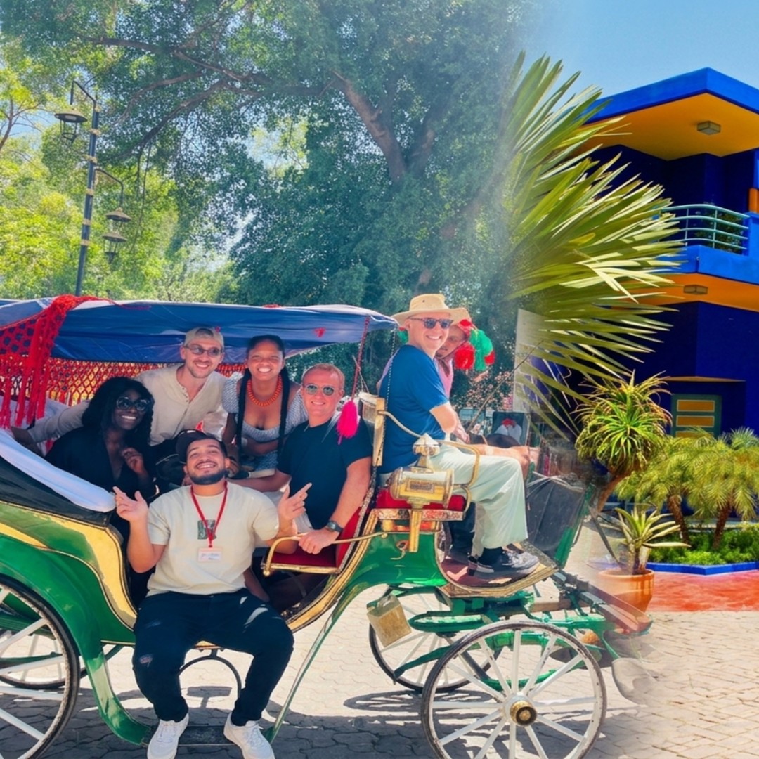 Marrakech : visite des jardins Majorelle et Ménara et promenade en calèche - excursion