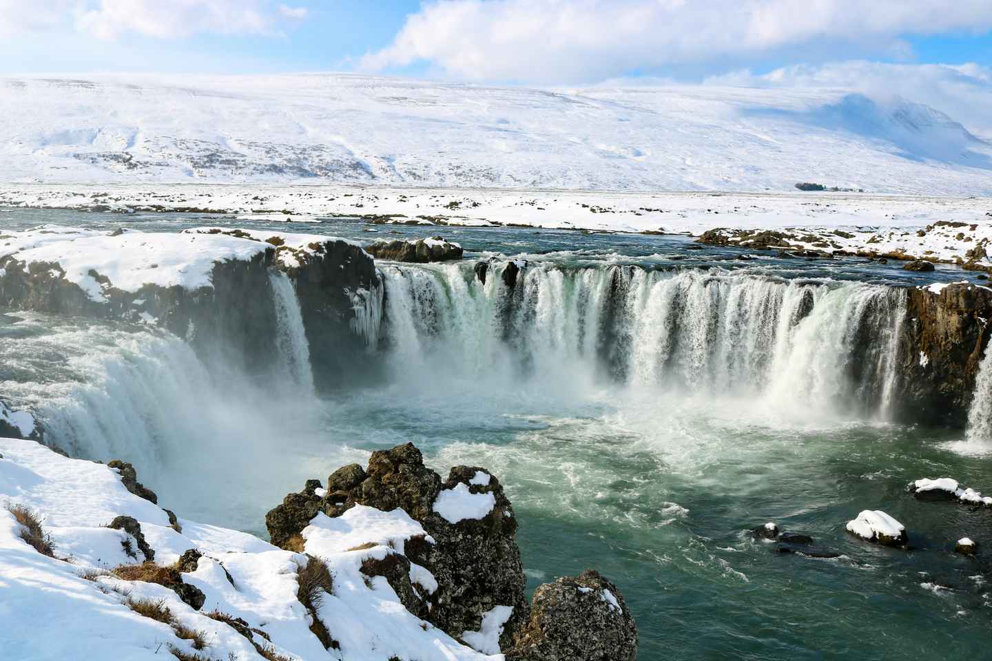 Akureyri: Goðafoss Waterfall Tour with Port Pickup