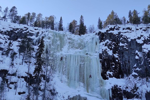Rovaniemi to Ruka Roller Coaster & Korouoma Canyon Waterfall