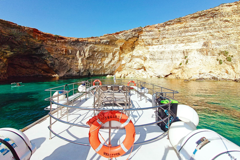 Mellieha: Crucero vespertino por 2 bahías Crystal &amp; Blue Lagoon