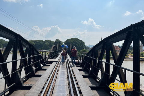 Erawan Waterfall, River Kwai & Railway Tour : From Bangkok Join Tour