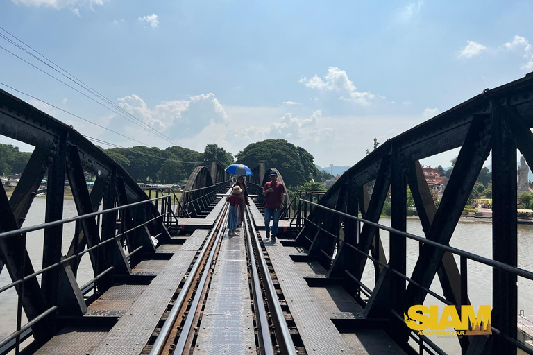 Erawan Wasserfall, River Kwai &amp; Eisenbahn Tour : Von Bangkok ausTour beitreten